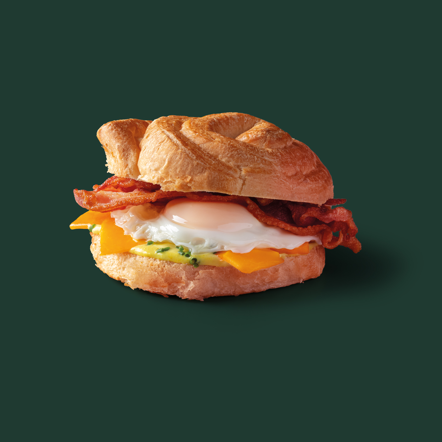 Croissant Roll Bacon & Egg Starbucks