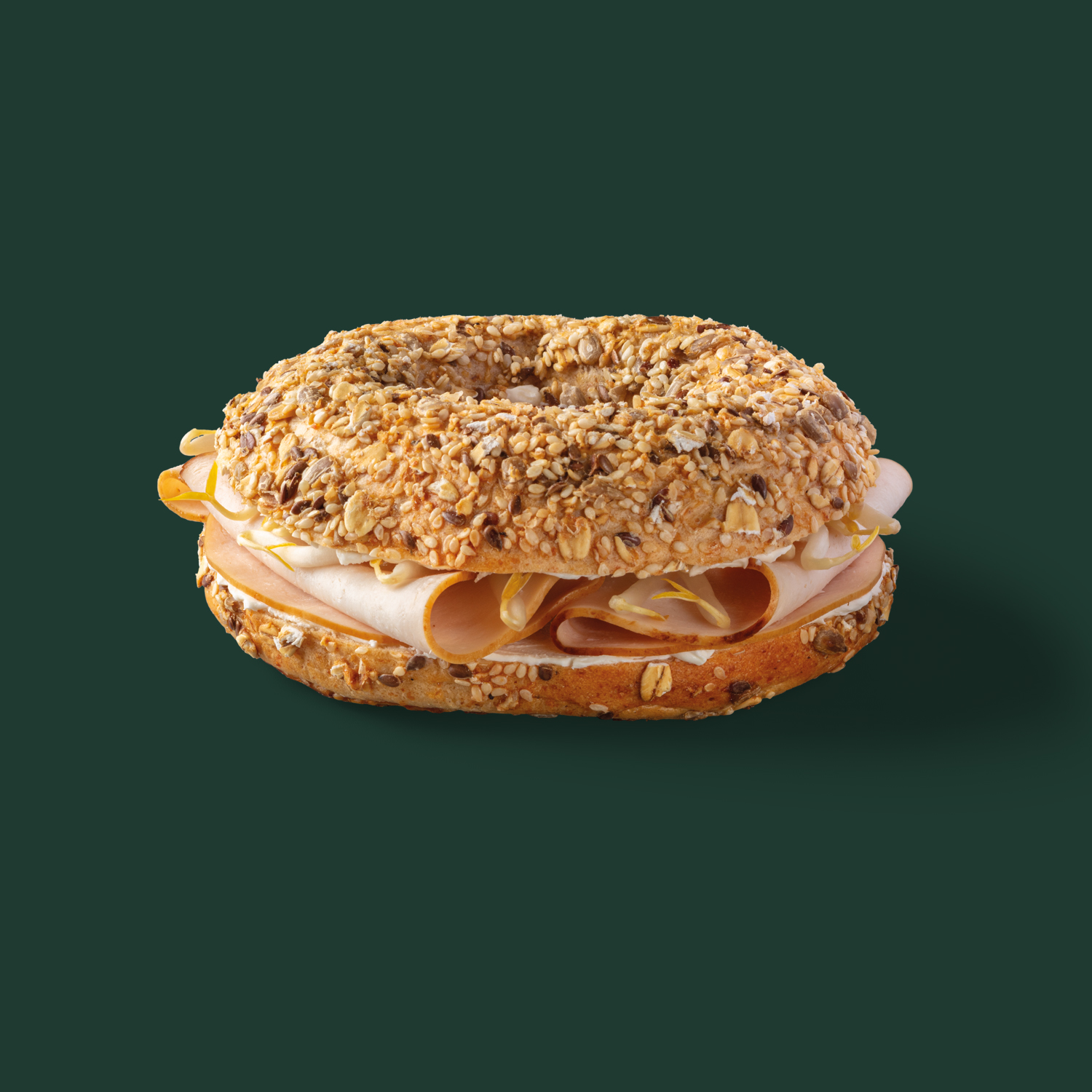 Turkey & Cream Cheese Bagel Starbucks