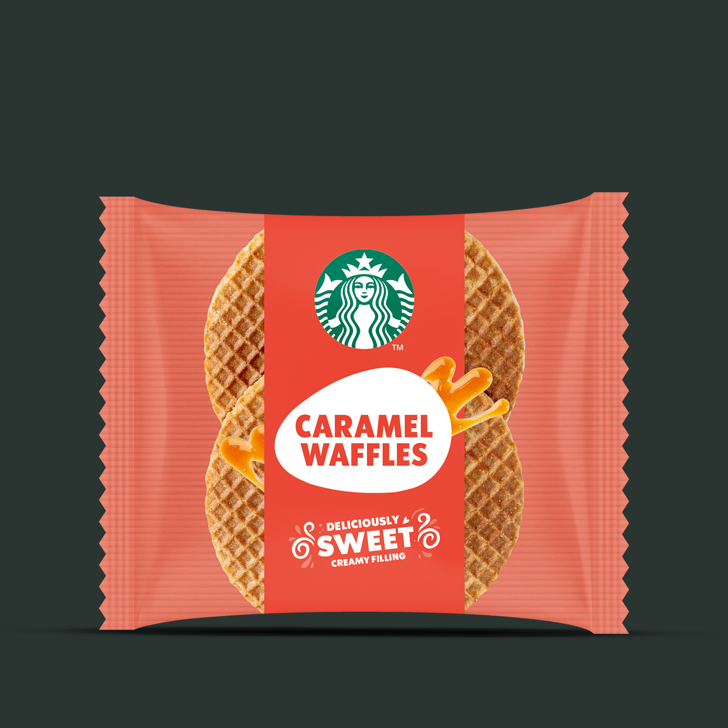 Large Caramel Waffles Starbucks