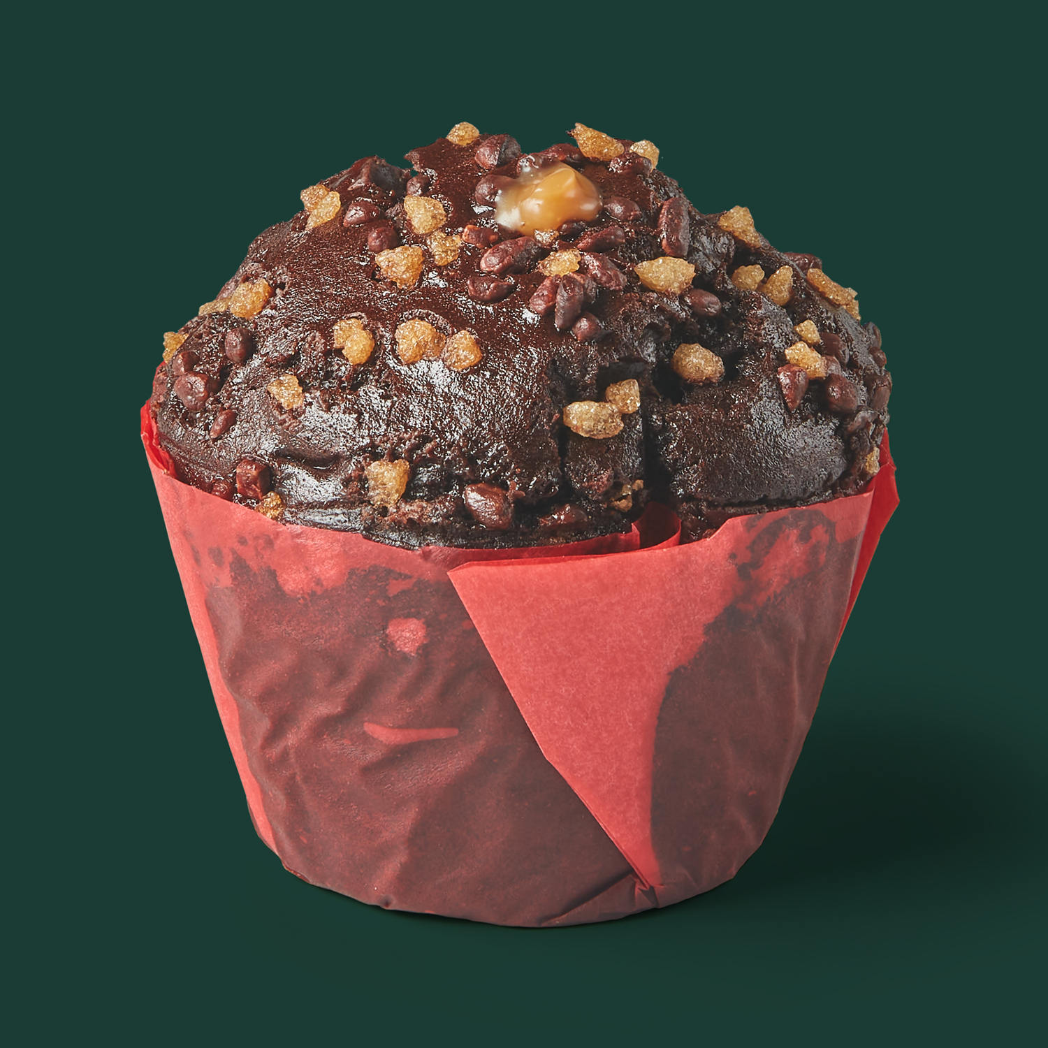 Chocolate Caramel Muffin (Plant Based) Starbucks Chocolate Caramel Muffin (Plant Based) Starbucks