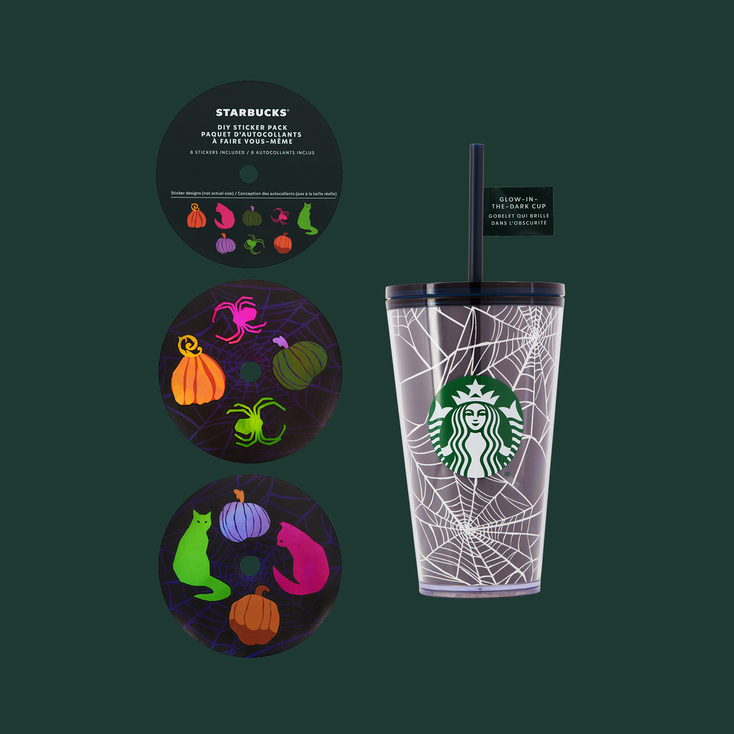 glow in the dark Starbucks Limited time for free shipping