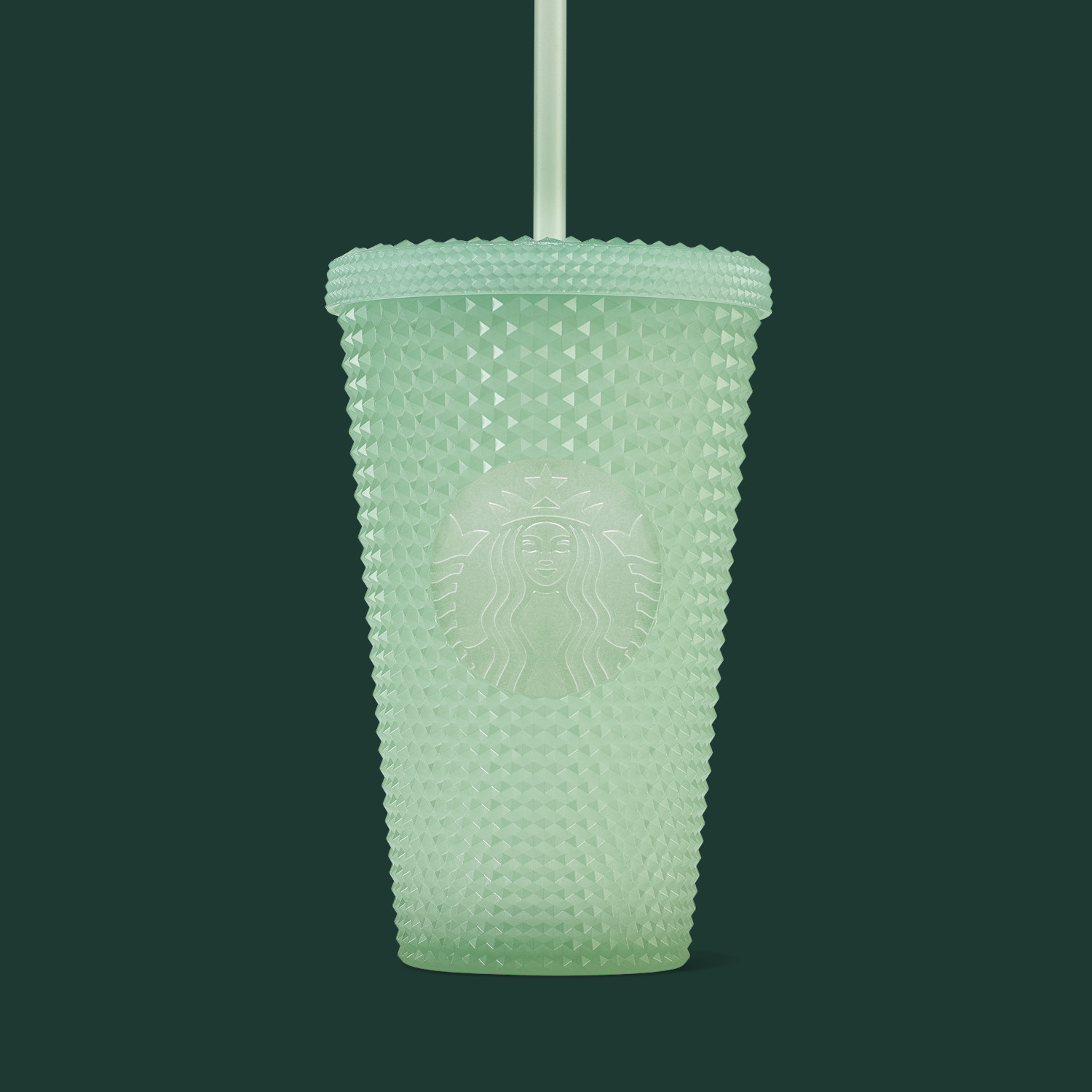 Green Glow Bling Cold Cup 16oz