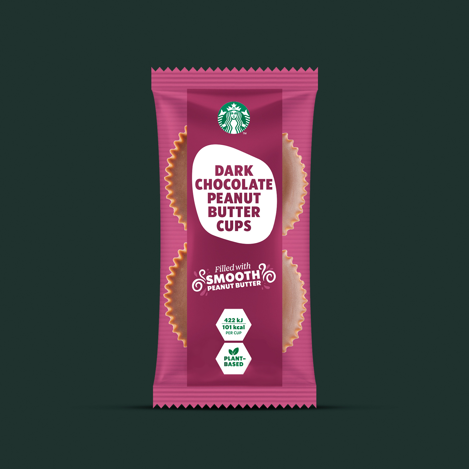 Dark Chocolate Peanut Butter Cups (Plant Based) Starbucks
