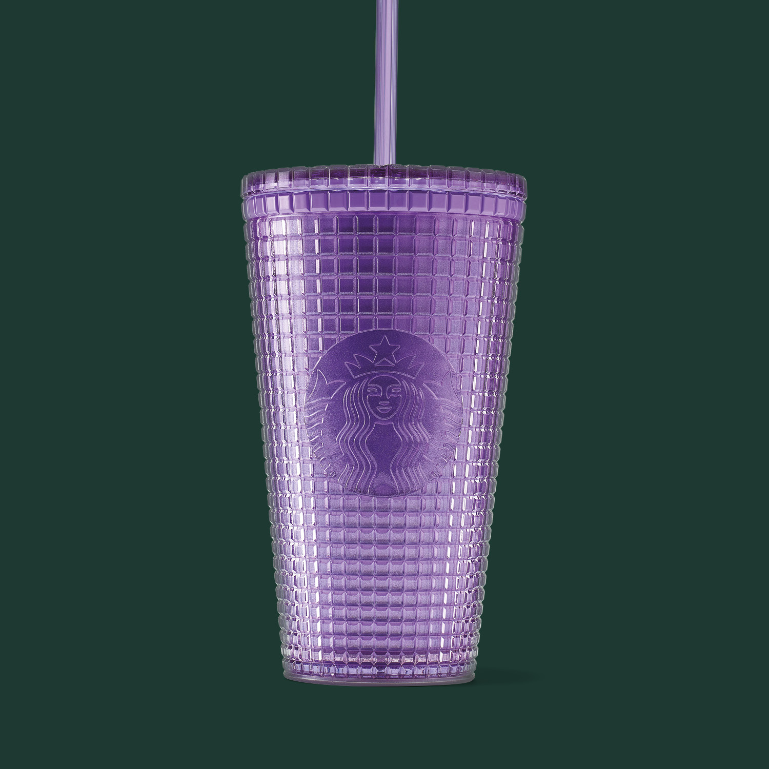 Purple Grid Cold Cup 16oz
